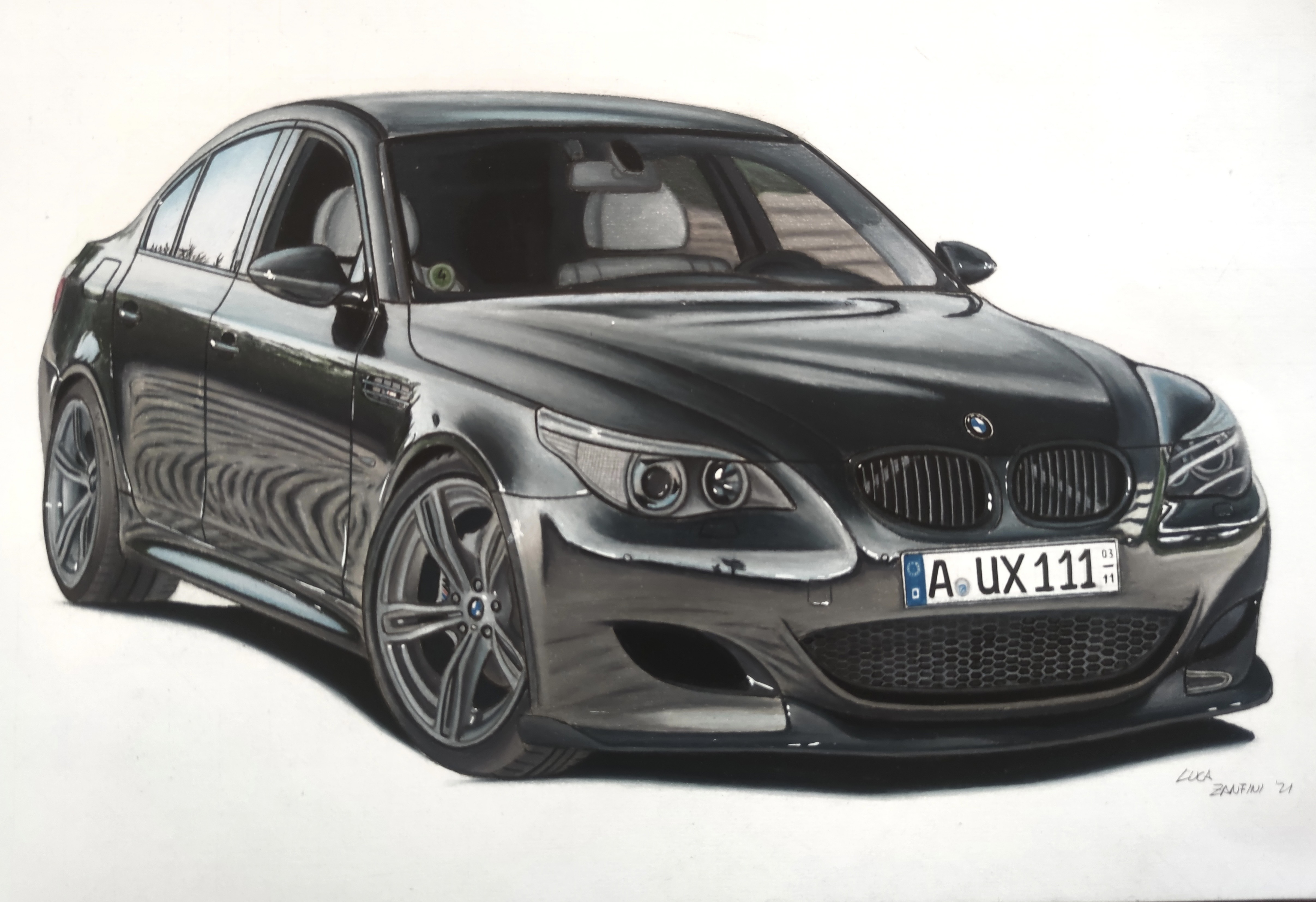 Questa BMW M5 E60 è la celebre "M" con il V10 aspirato, una vera bellezza.