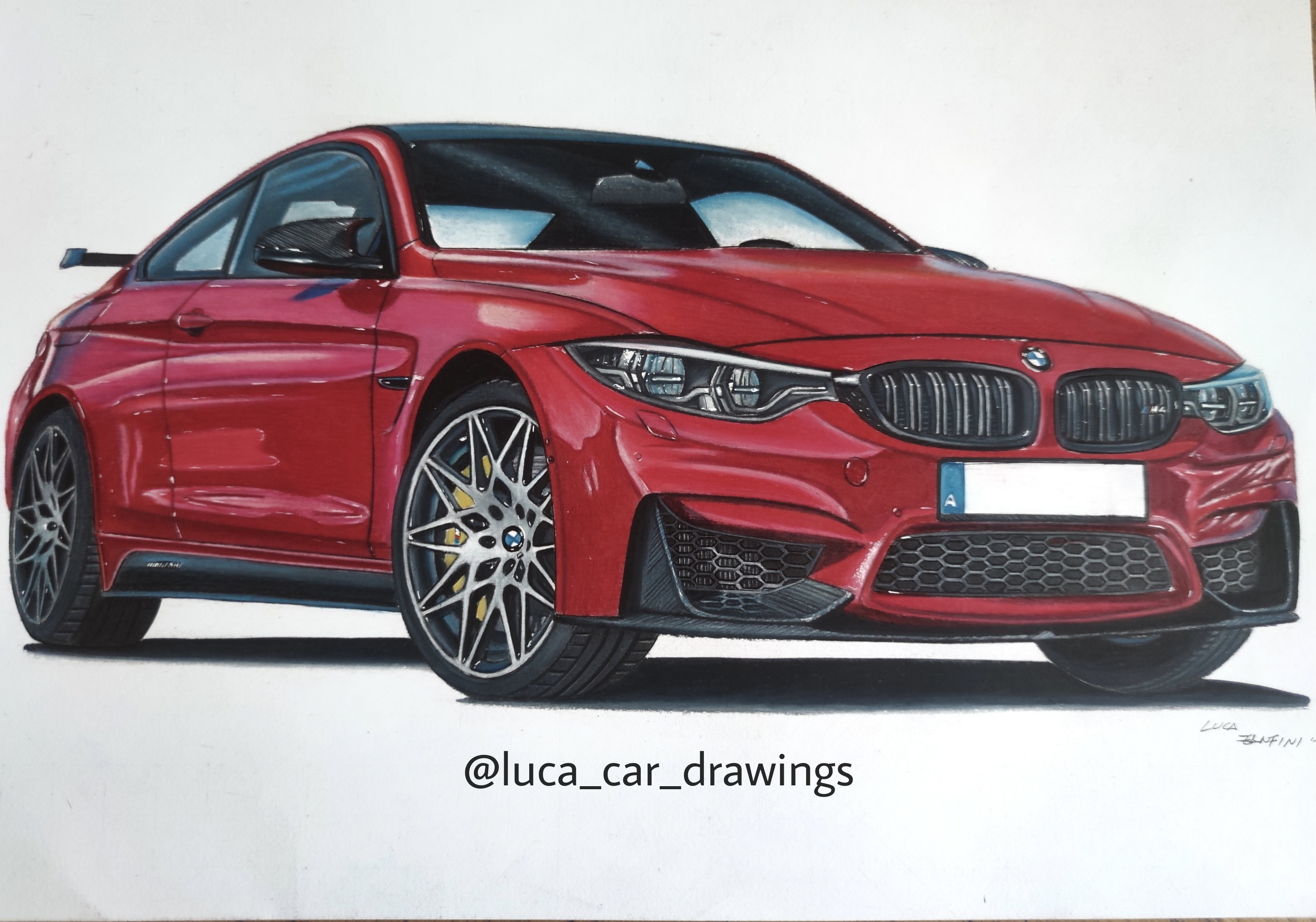 L'M4 si fa notare anche con questo Imola Red, che dite ?.